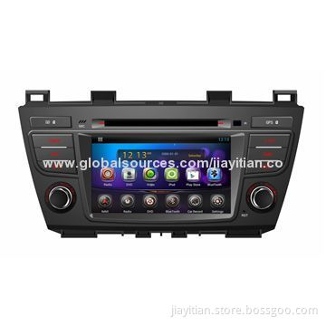 8-inch Touchscreen Car DVD Players for New Mazda 5, Supports BT/GPS/iPod/WIFI/3G/DVR